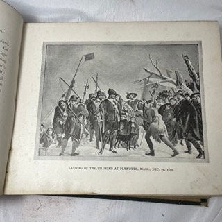 Collector's American History Book 1492-1892, Plymouth Rock to Golden Gate, 400 Years US Progress, Treasures