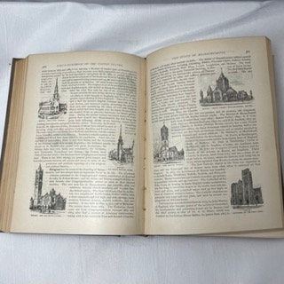 King's Handbook of the United States by M.F. Sweetser, US History Guidebook, Vintage Travel Book, American Landmarks, Americana