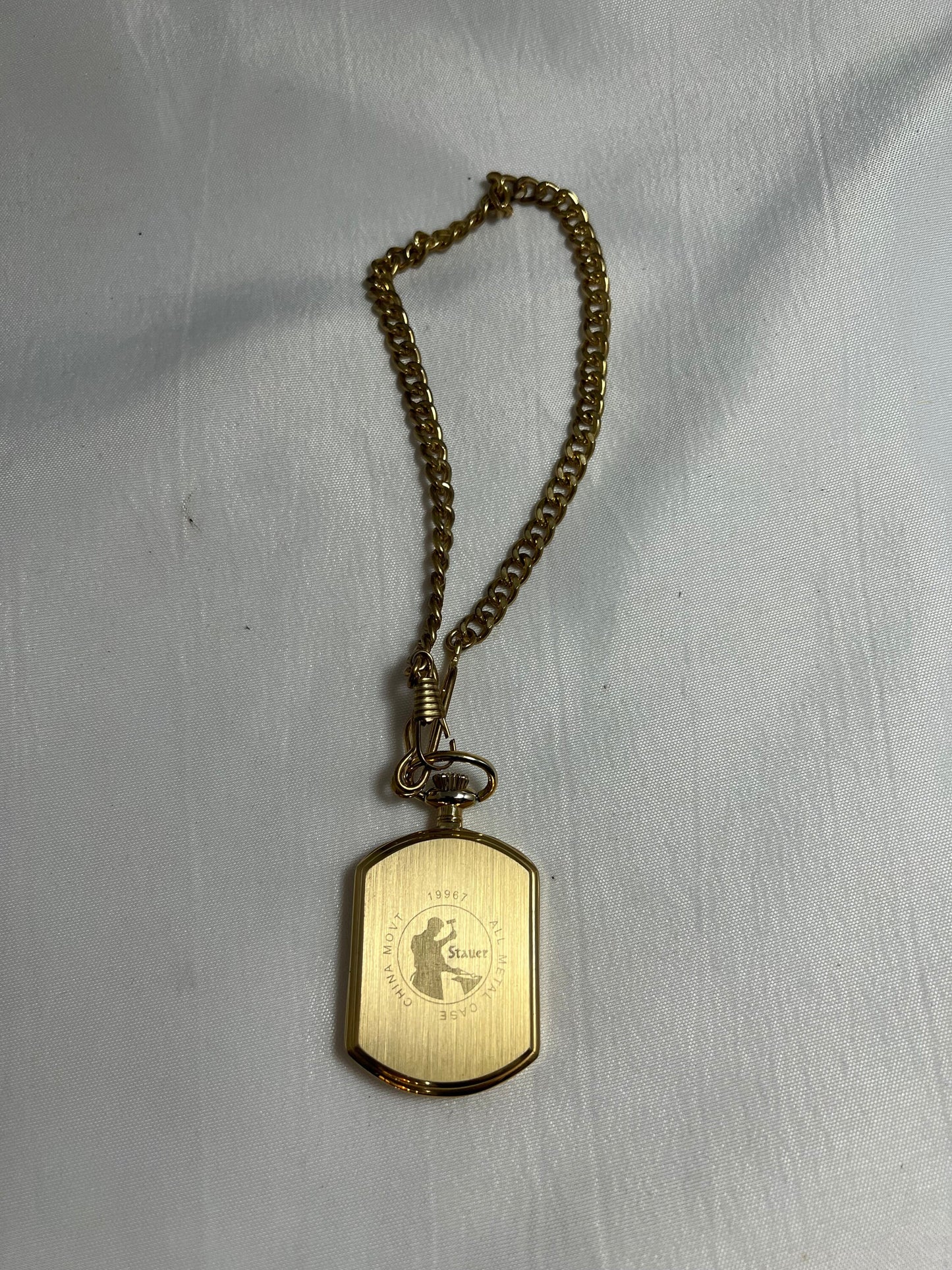 Stauer Grandfather Gold Pocket Watch