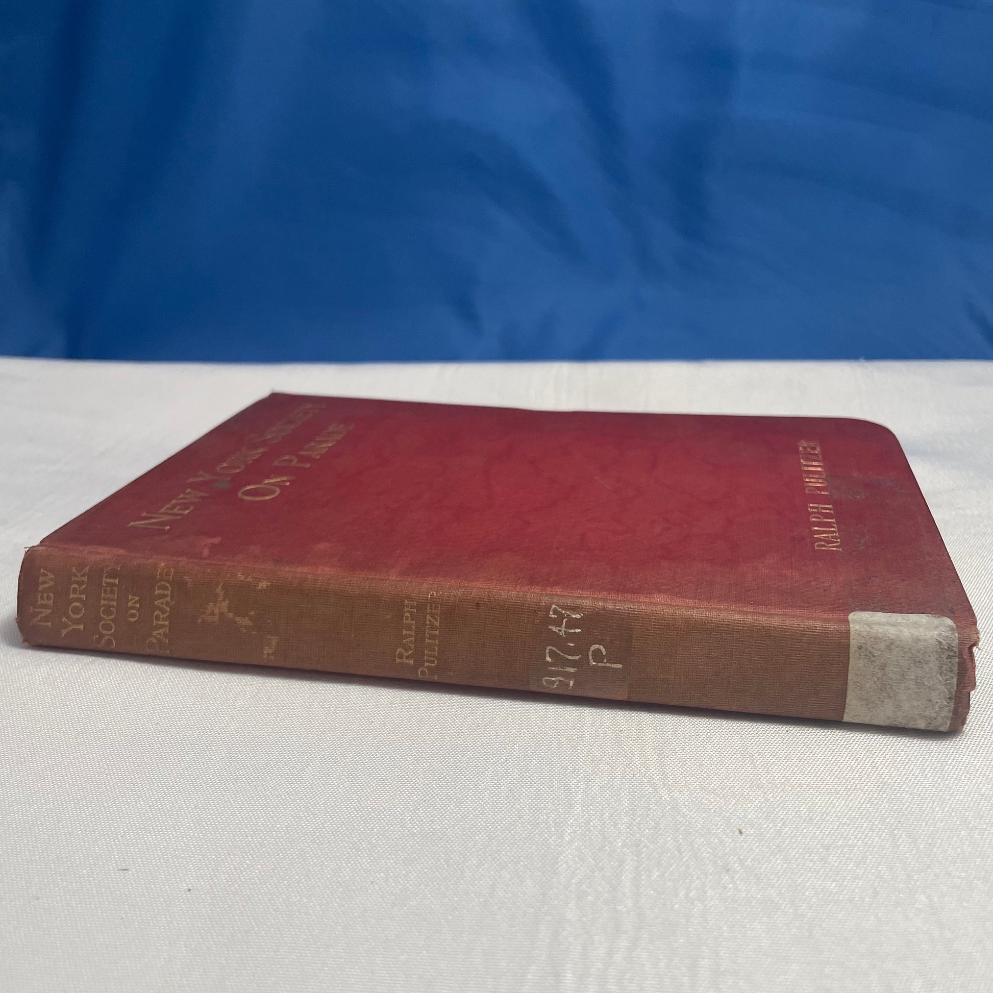 Ralph Pulitzer "New York Society on Parade" Hardcover Book, Vintage NYC Social Scene, Collector's Edition, Coffee Table Book