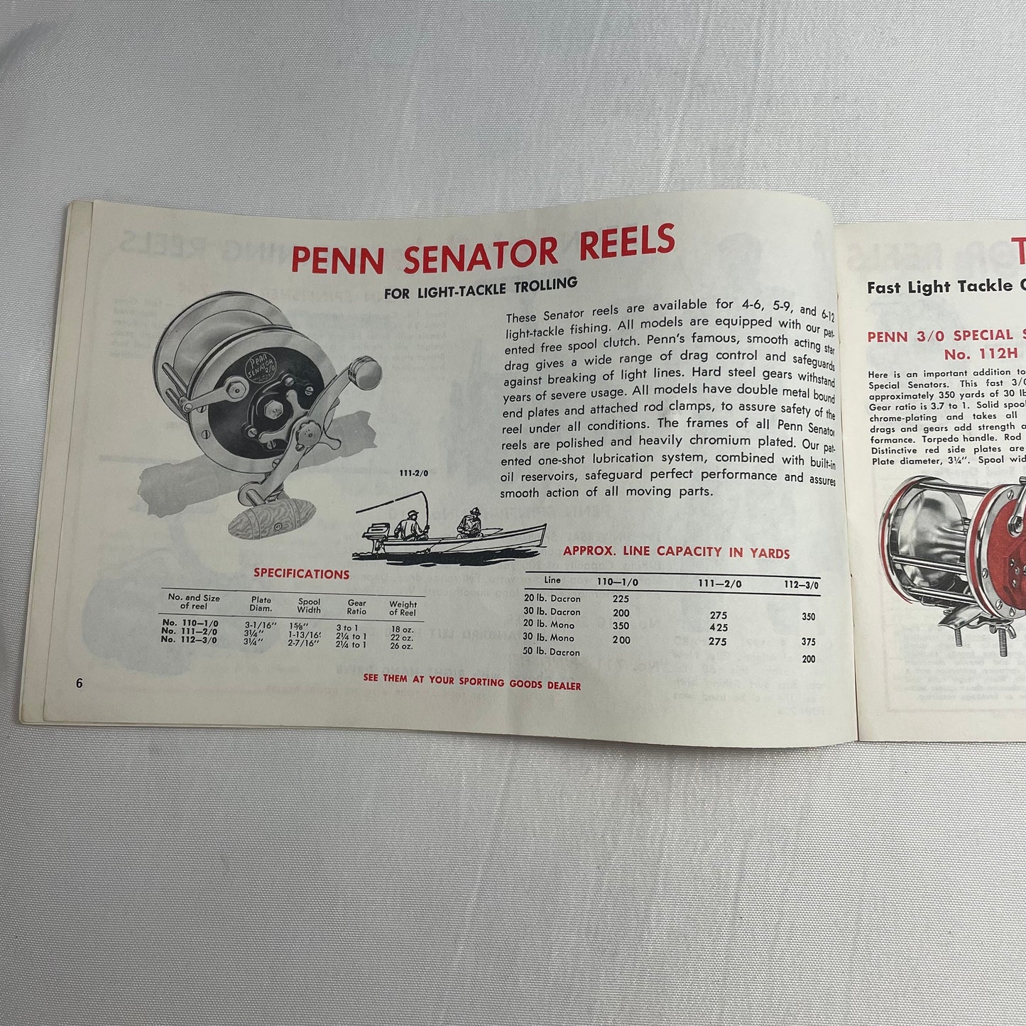 Penn Reels Catalog 34B Instruction Manual, Repair Parts List, Fishing Reel Manual, Maintenance Guide, Vintage Manual