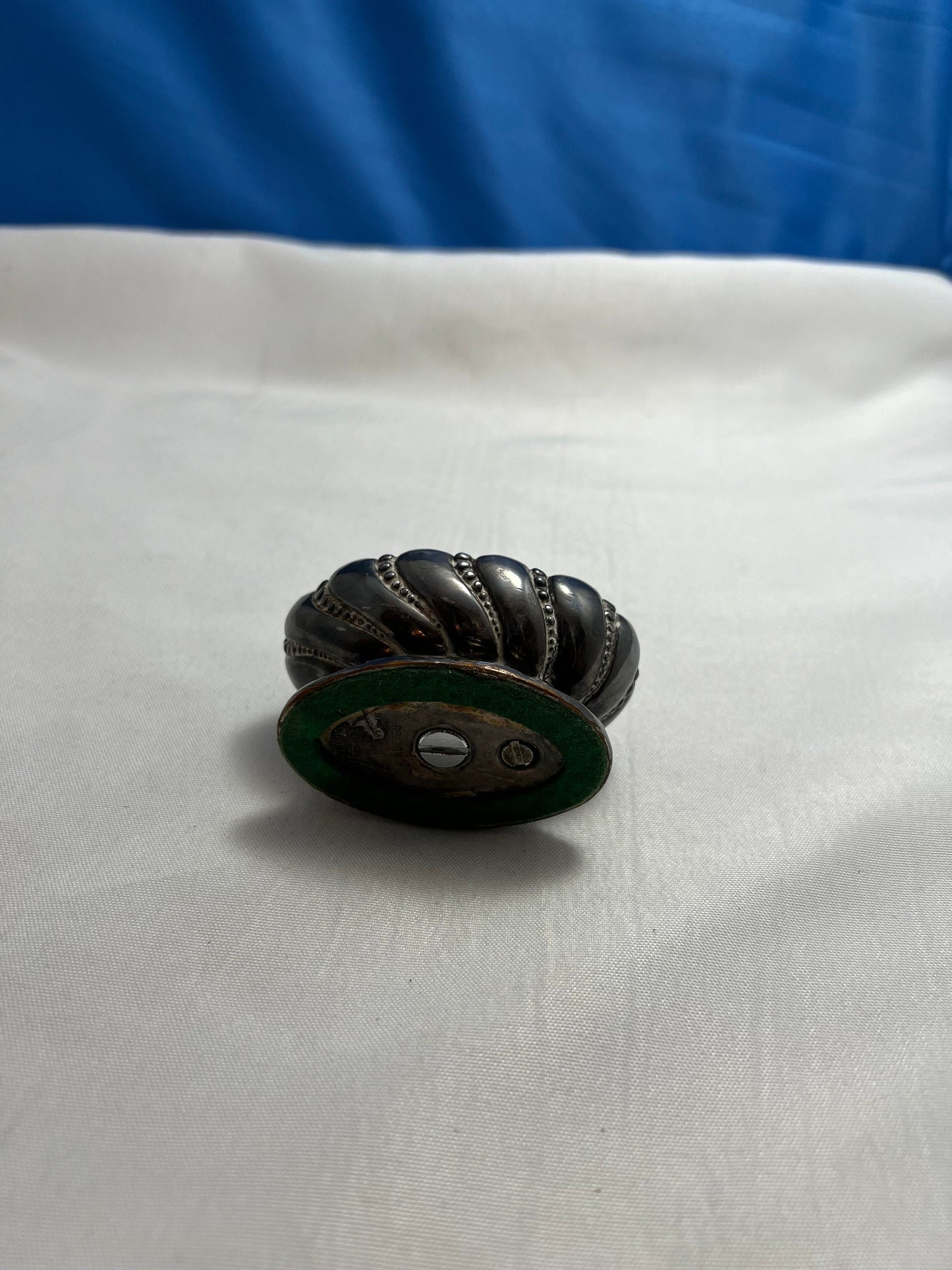 Vintage Ronson Crown Antique Table Lighter Silverplate