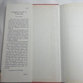 Complete Guide to Conjuring by Ian Adair, Magic Book, Magician's Handbook, Illusionist Reference, Performance Guide, English Edition