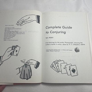 Complete Guide to Conjuring by Ian Adair, Magic Book, Magician's Handbook, Illusionist Reference, Performance Guide, English Edition