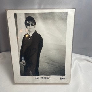 Framed Roy Orbison Virgin Records Picture, Music Memorabilia Wall Decor, Iconic Singer Wall Art