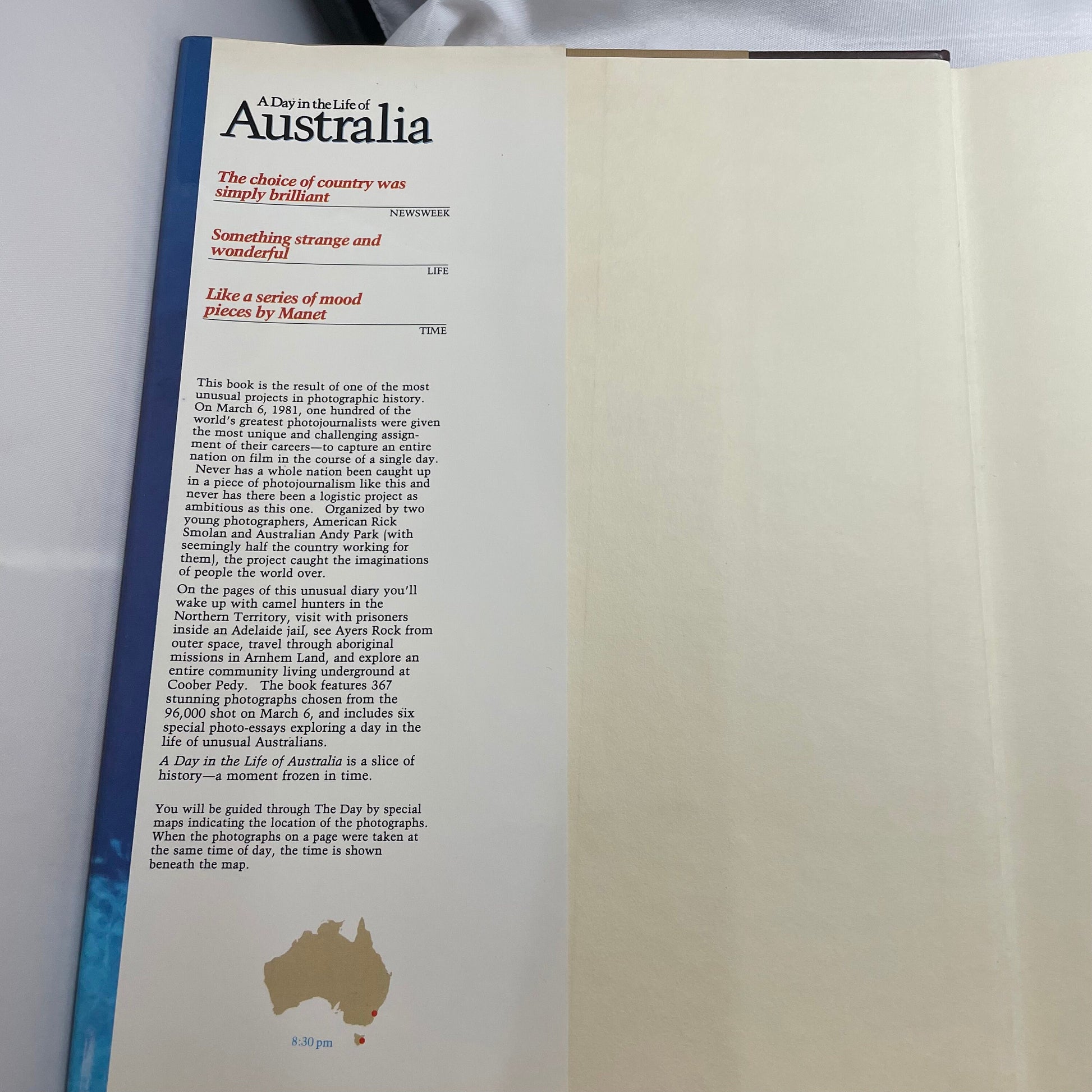 A Day in the Life of Australia by Rick Smolan, 1981, Photography Book