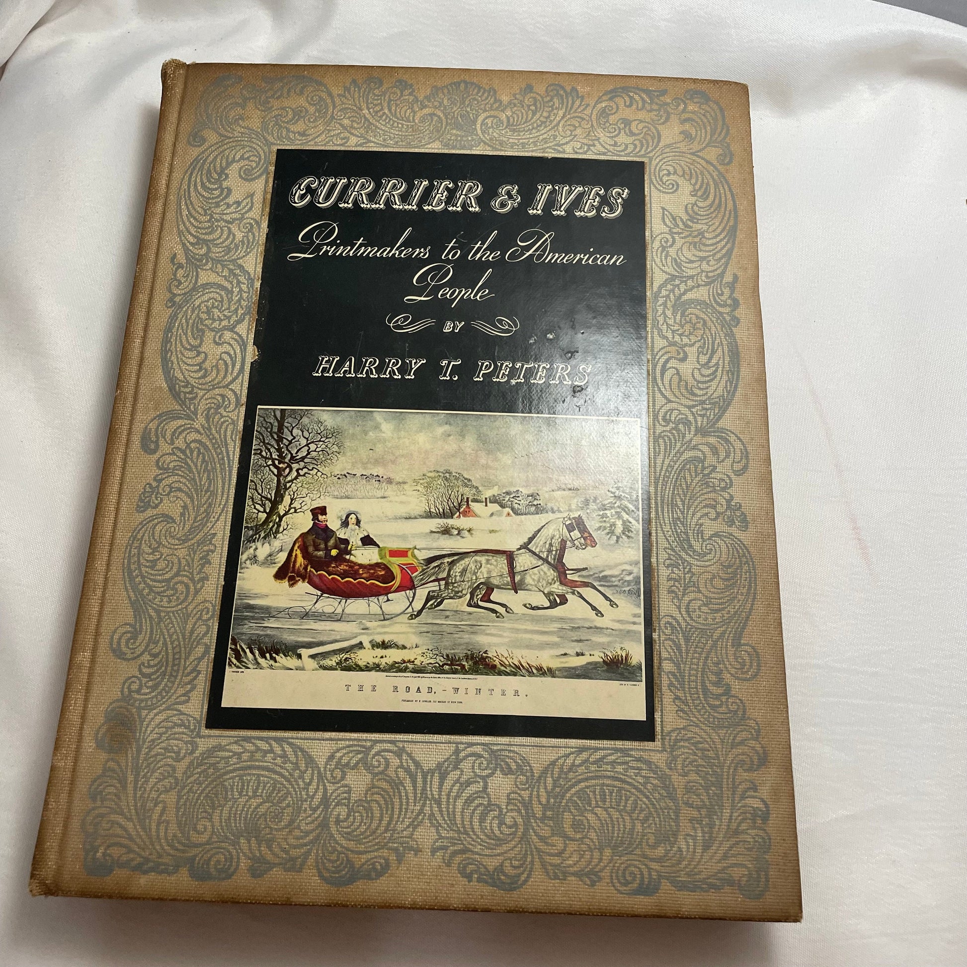 Currier & Ives Printmakers Book by Harry T Peters, American People History, Art Collector Gift, Vintage Print Book