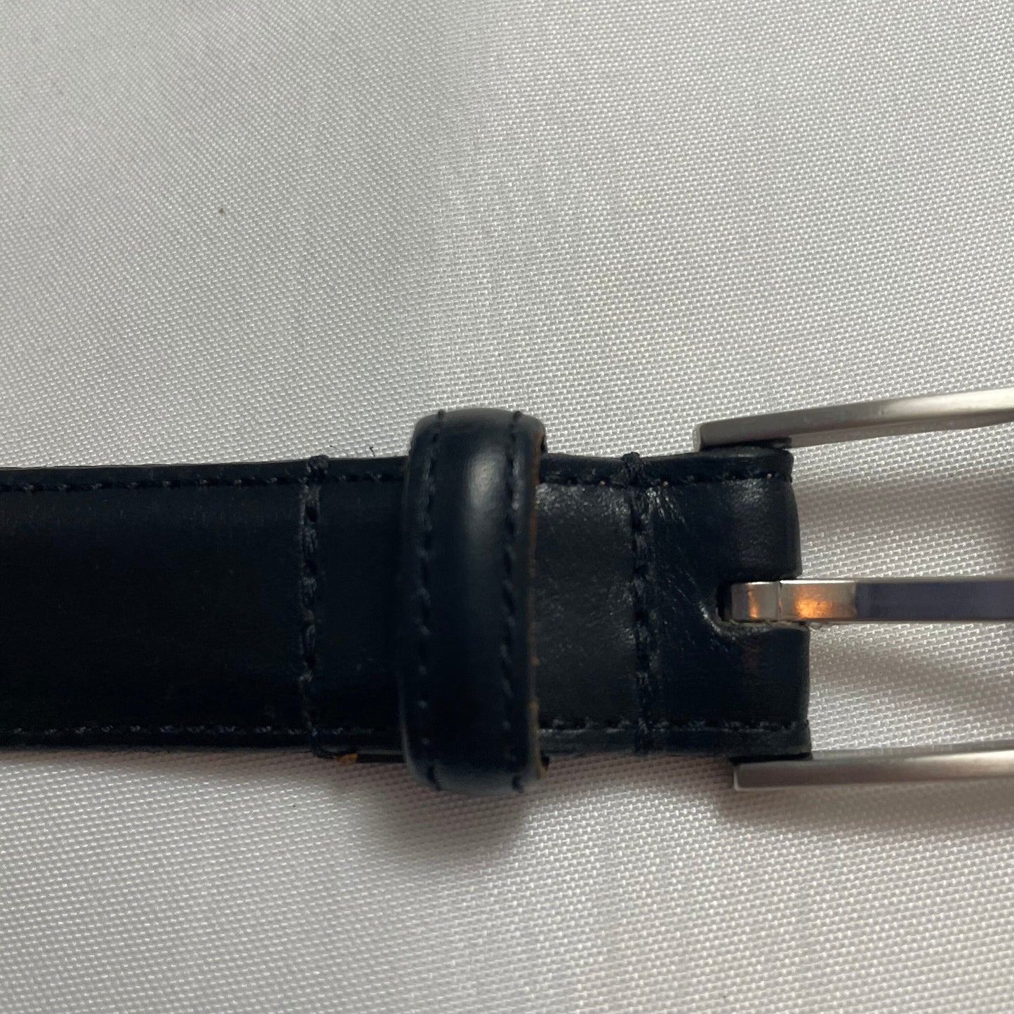 Calvin Klein Black Leather Belt Size 36, Full Grain Designer Belt, Classic Men's Belt, Formal Dress Belt, Luxury Gift