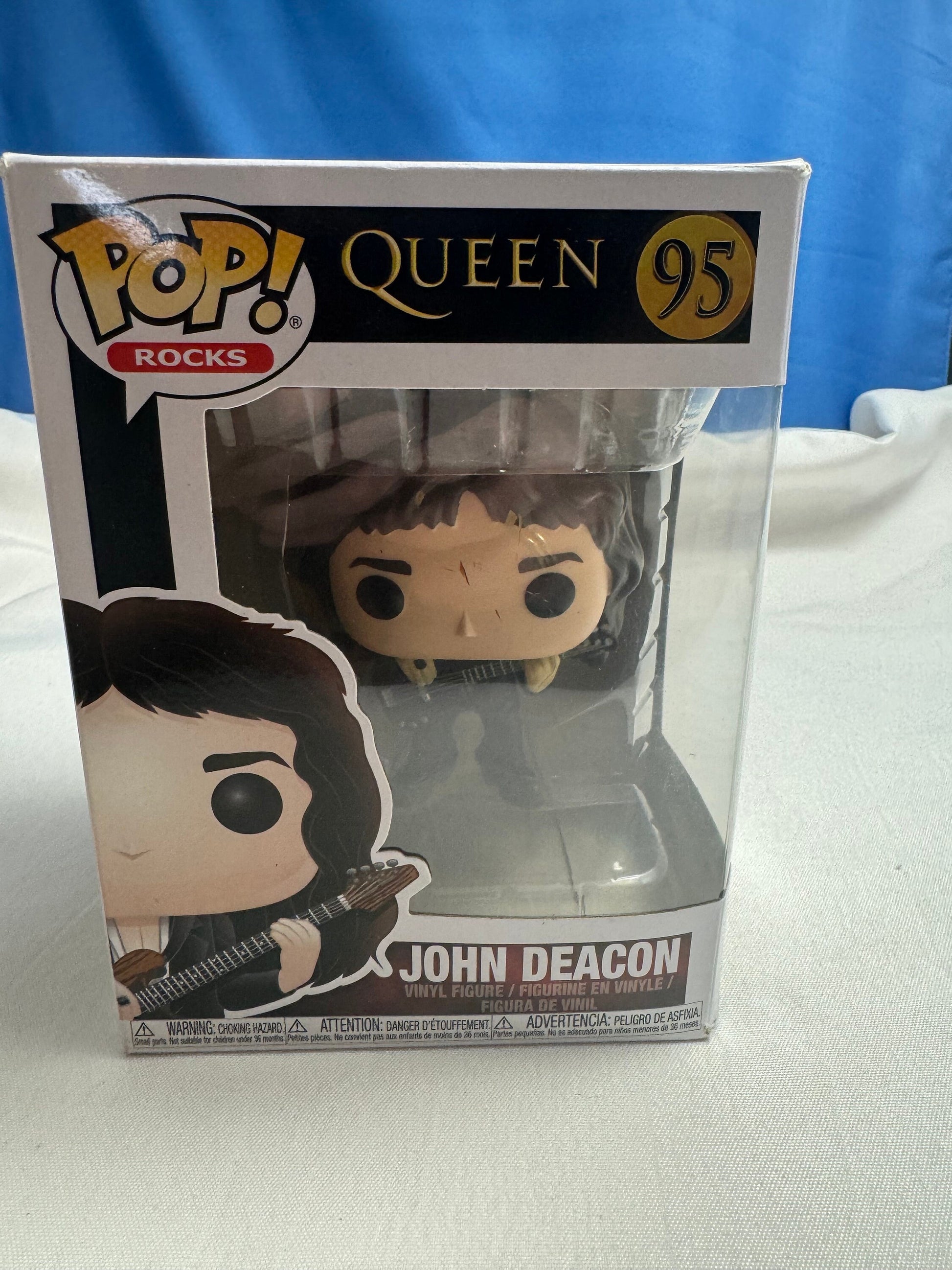 Funko Pop John Deacon Queen Collectible Figure, Cartoon Doll, Geek Gift, Cartoon Lover Gift, Music