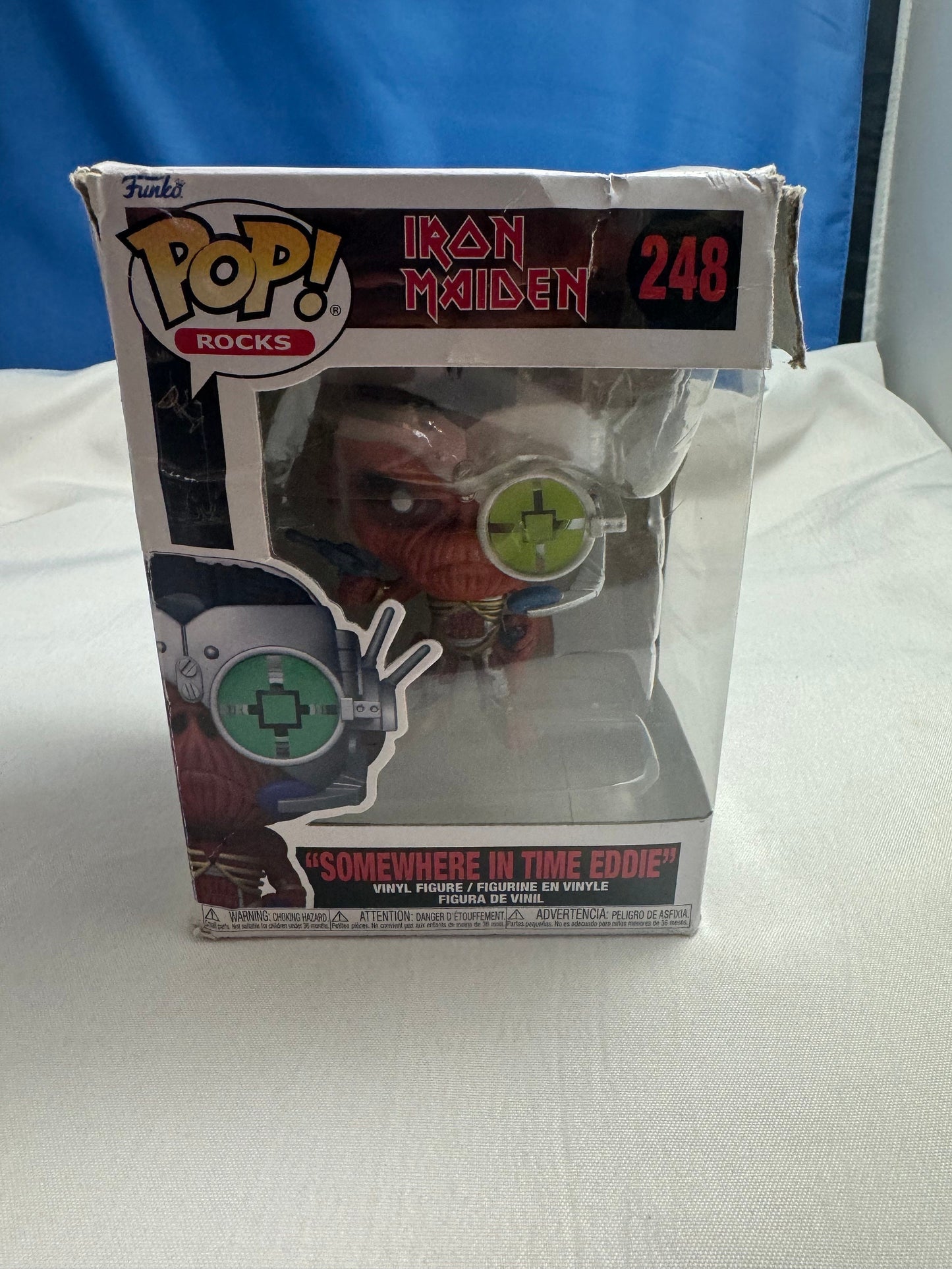 Funko Pop “Somewhere in time Eddie” from Iron Maiden Collectible, Toy, Memorabilia Gift, Vinyl Figure, music