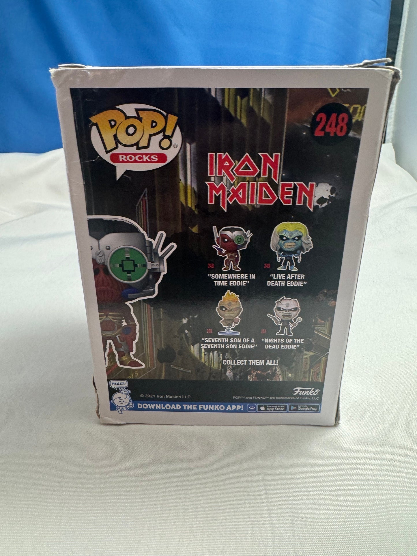 Funko Pop “Somewhere in time Eddie” from Iron Maiden Collectible, Toy, Memorabilia Gift, Vinyl Figure, music