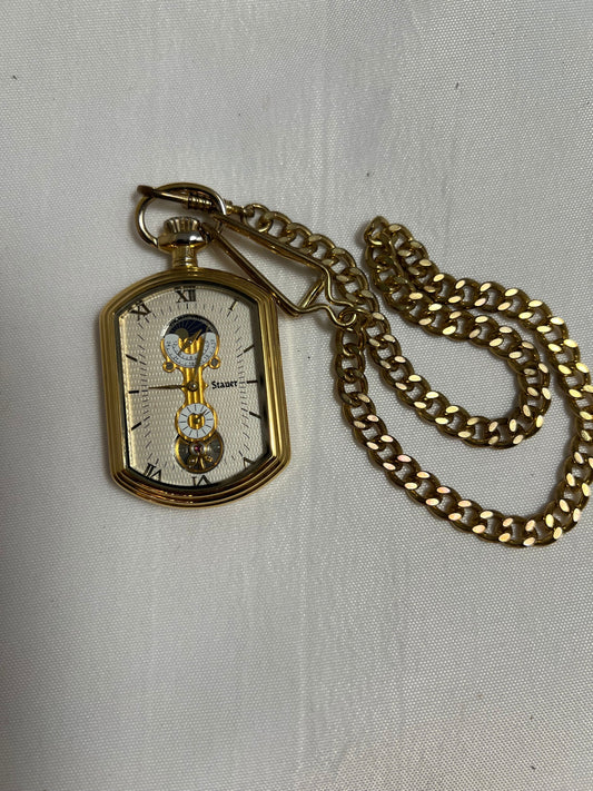 Stauer Grandfather Gold Pocket Watch