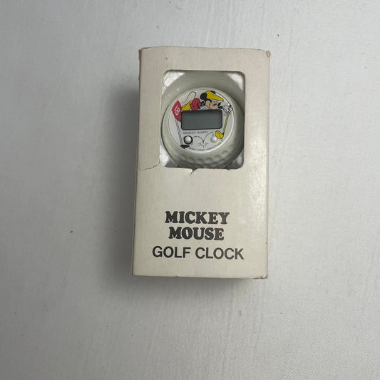 Mickey Mouse Golf Clock Bradley Time, Vintage Wall Clock, Golf Enthusiast Gift, Disney Fan Gift