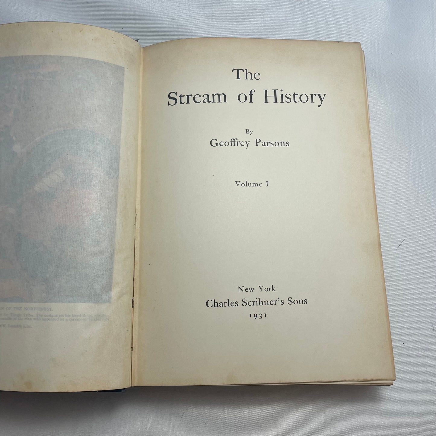 The Stream of History by Geoffrey Parsons Volume 1, History Study Guide, Educational Textbook, American History Book, US History Reference