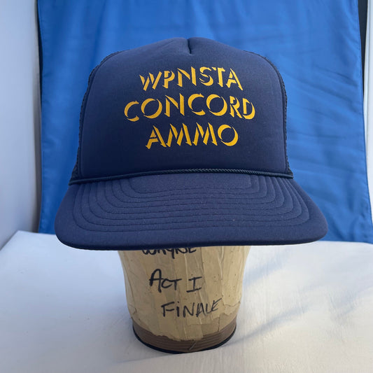Vintage Navy Blue Trucker Hat, Retro Baseball Cap, Hipster Hat, Distressed Cap, Unisex Hat, Vintage Style Gift