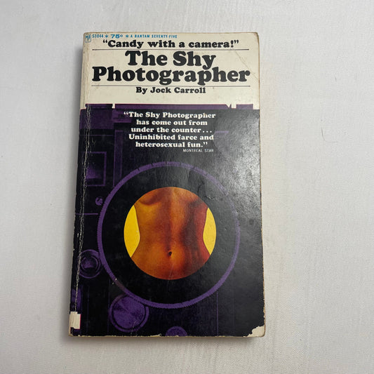 The Shy Photographer by Jock Carroll 1965 Bantam Edition, Vintage Paperback Novel, Classic US Literature