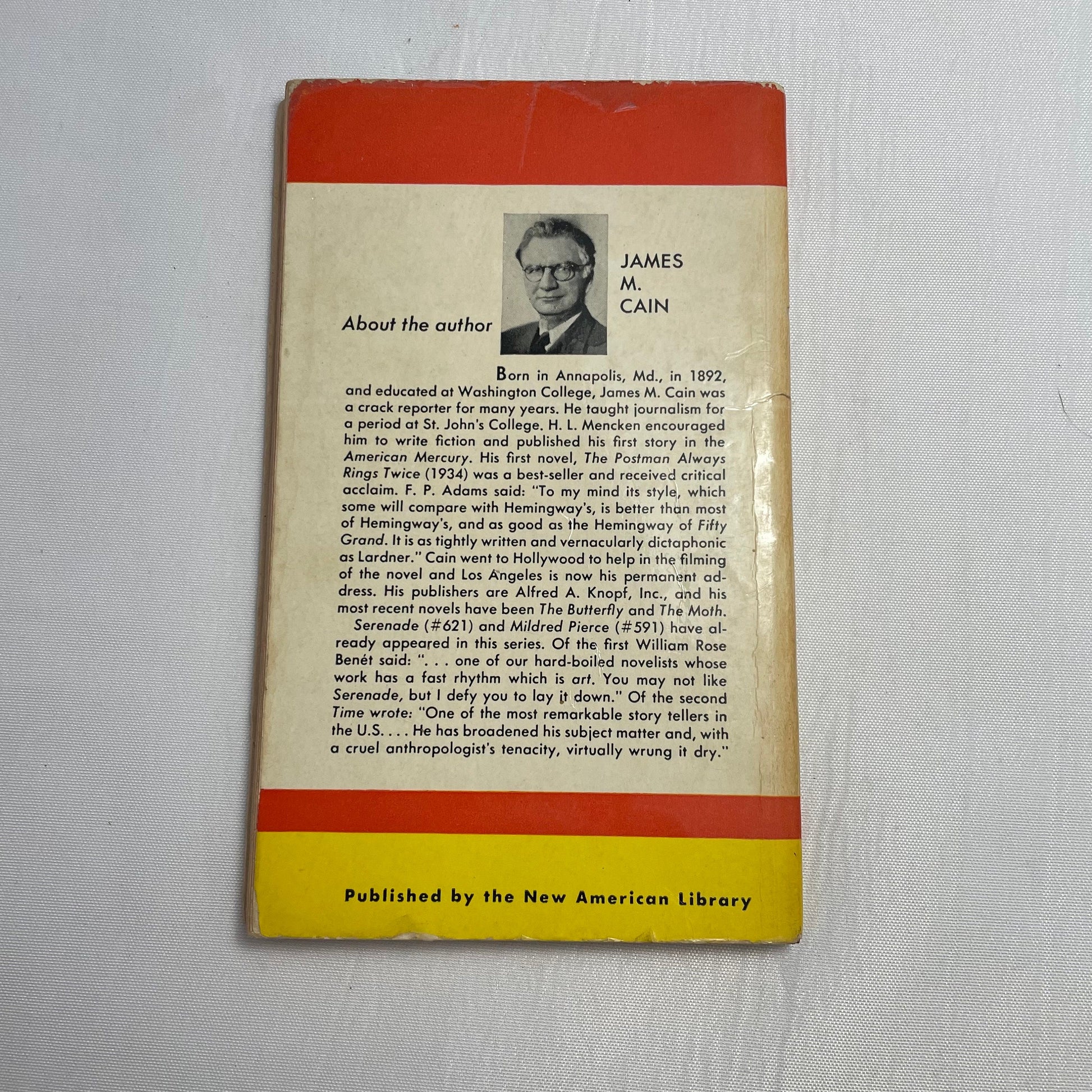 Past All Dishonor by James M. Cain First Printing 1948 Paperback