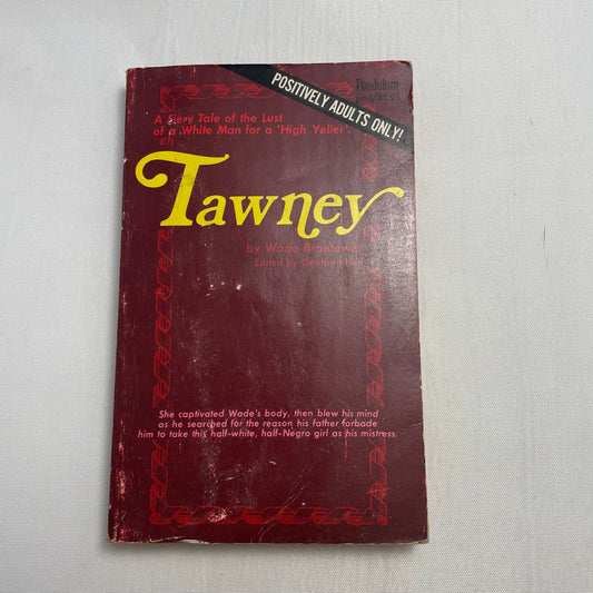 Tawney by Wade Braetower 1969 Paperback Edition, Vintage Literary Classic, Collectible Book, English Language