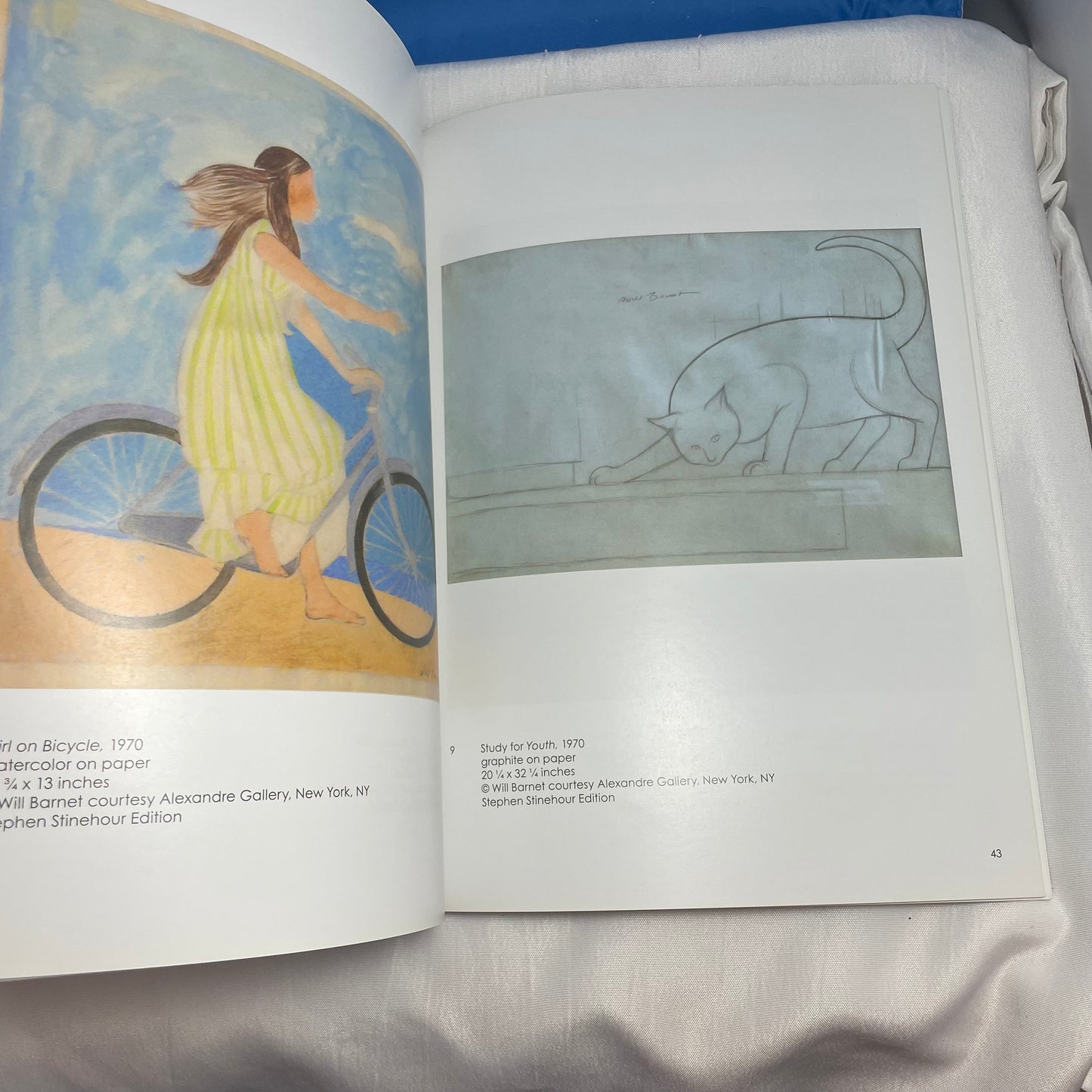 Signed Will Barnet Exhibition Catalog, Art Catalogue, Collectible Hardcover Book, Artist Monograph, Art Lover Gift