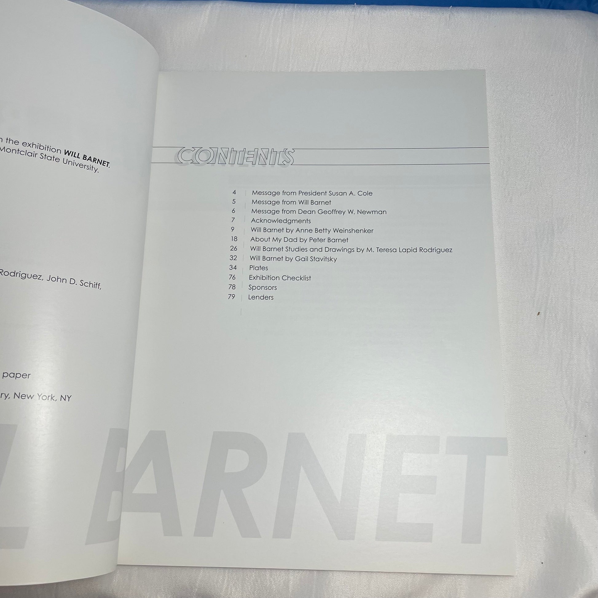 Signed Will Barnet Exhibition Catalog, Art Catalogue, Collectible Hardcover Book, Artist Monograph, Art Lover Gift