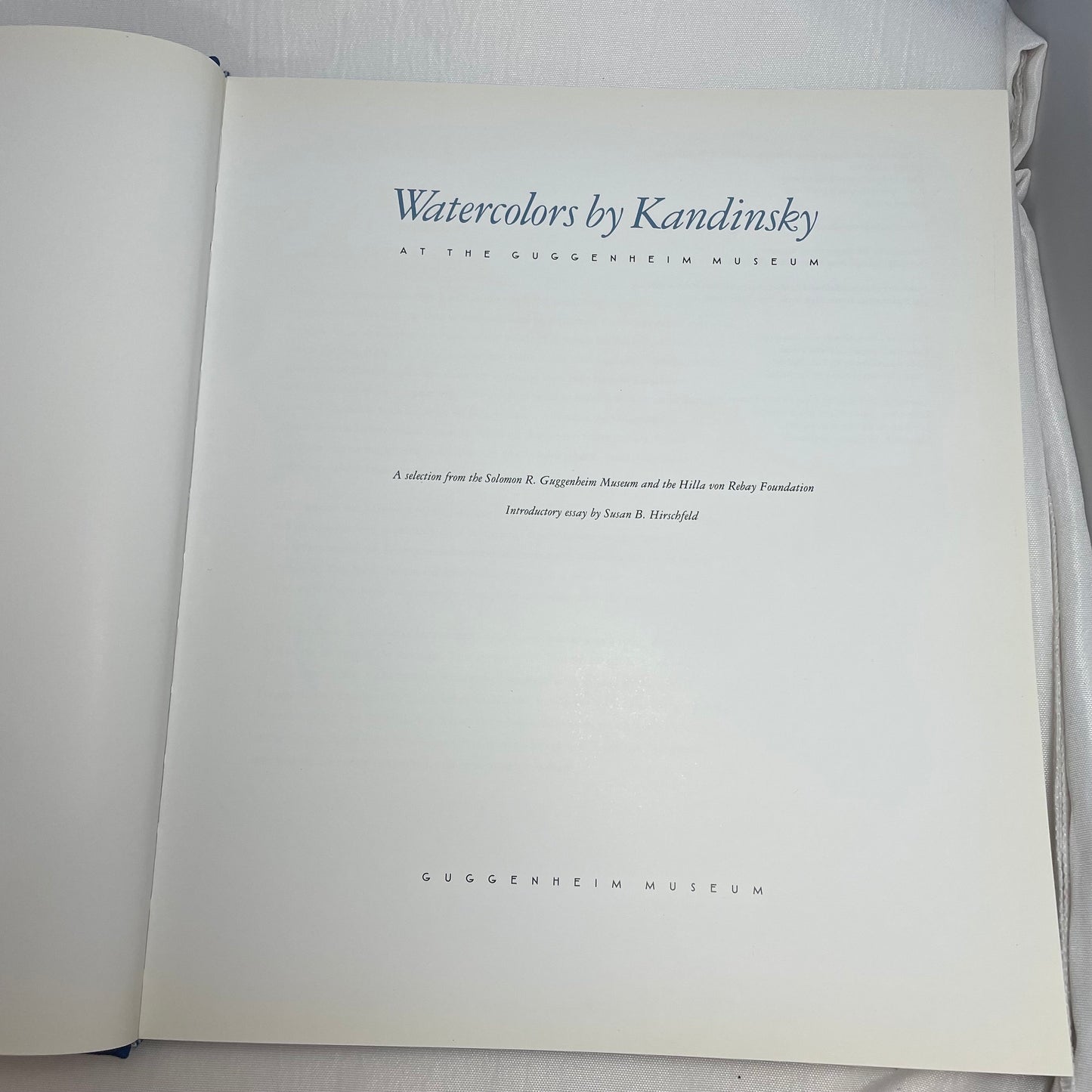 Kandinsky Watercolors Book Guggenheim Museum, Art Coffee Table Book, Art Lover Gift, Artist Biography