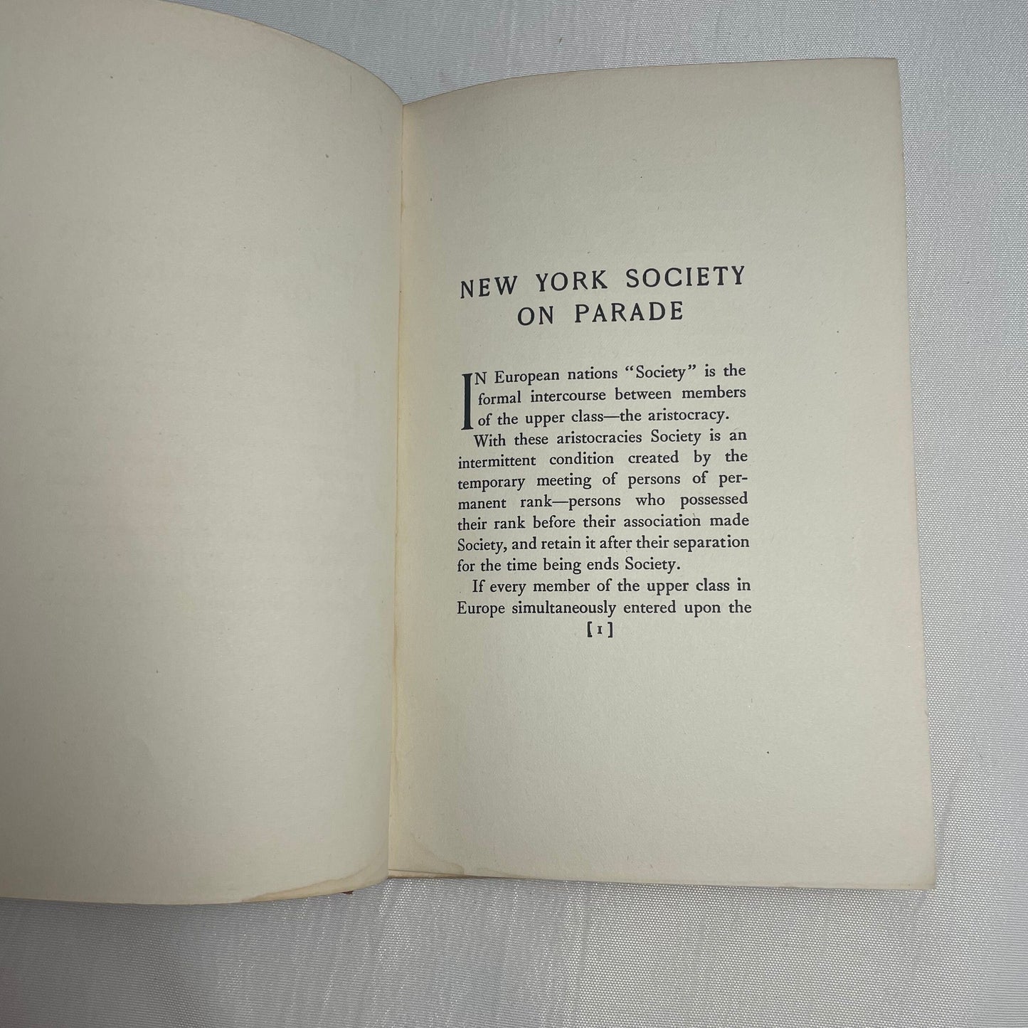 Ralph Pulitzer "New York Society on Parade" Hardcover Book, Vintage NYC Social Scene, Collector's Edition, Coffee Table Book