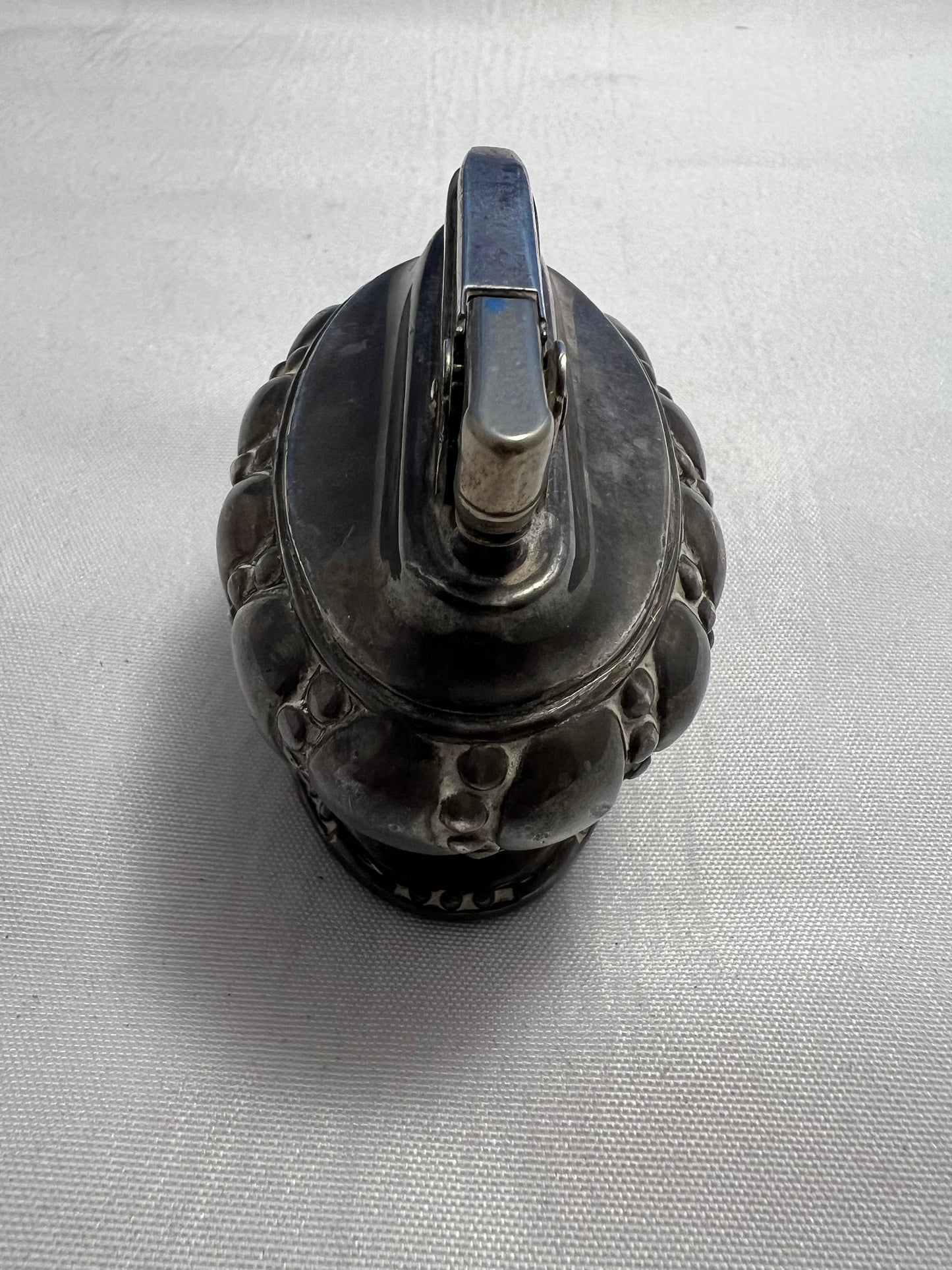 Vintage Ronson Crown Antique Table Lighter Silverplate
