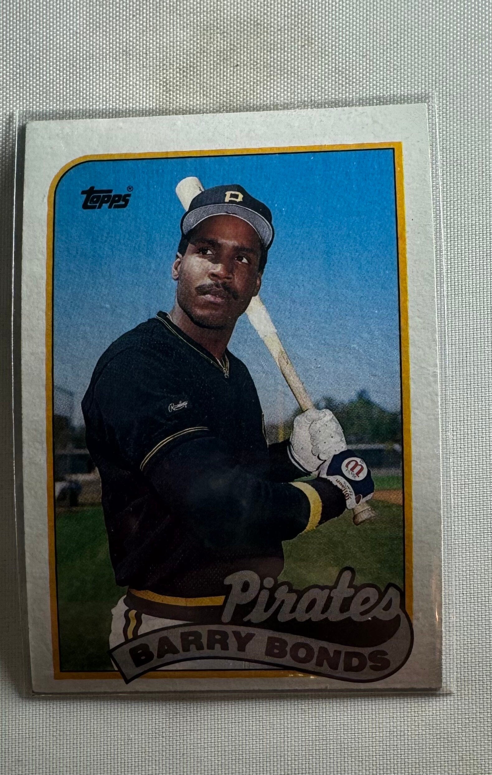 Barry Bonds Pittsburgh Pirates Baseball Card, MLB Collectible Card, Baseball Memorabilia