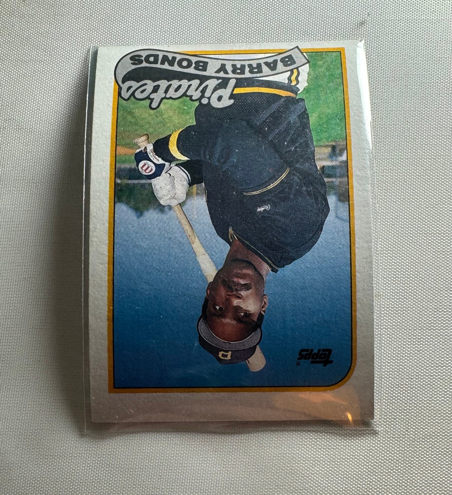 Barry Bonds Pittsburgh Pirates Baseball Card, MLB Collectible Card, Baseball Memorabilia
