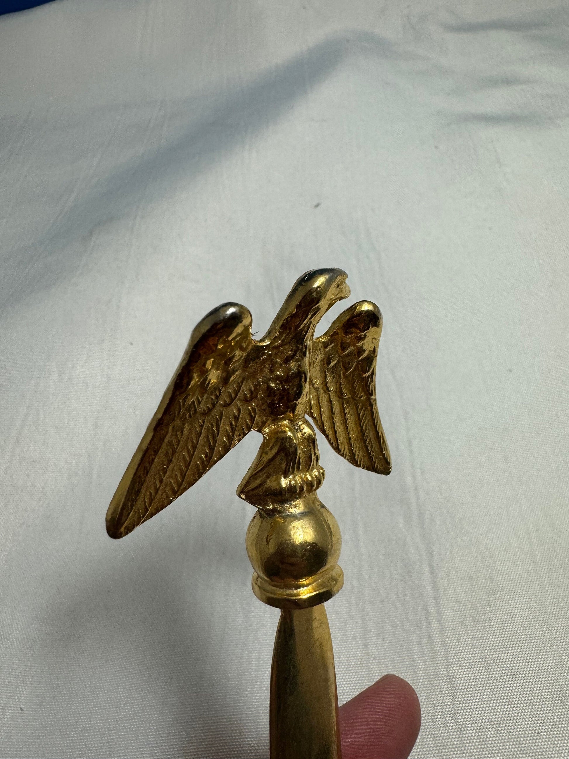 Golden Eagle Letter Opener, Desk Accessory, Decorative Office Supplies, Bird Lover Gift