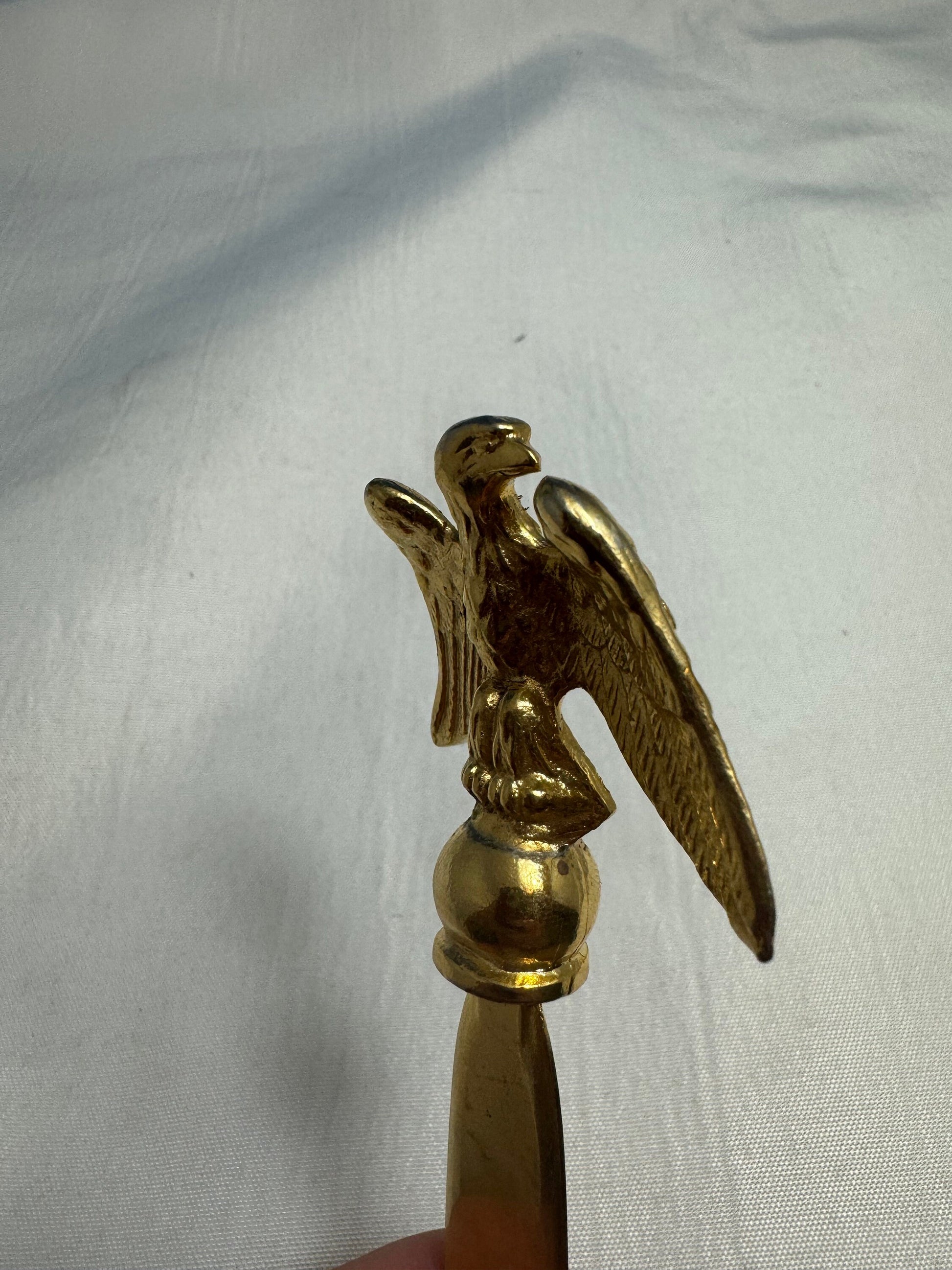 Golden Eagle Letter Opener, Desk Accessory, Decorative Office Supplies, Bird Lover Gift