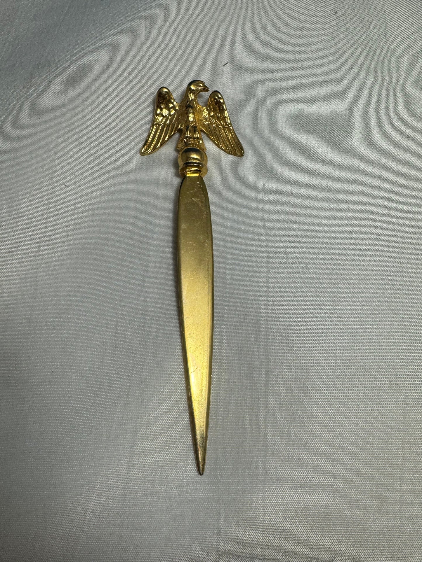 Golden Eagle Letter Opener, Desk Accessory, Decorative Office Supplies, Bird Lover Gift