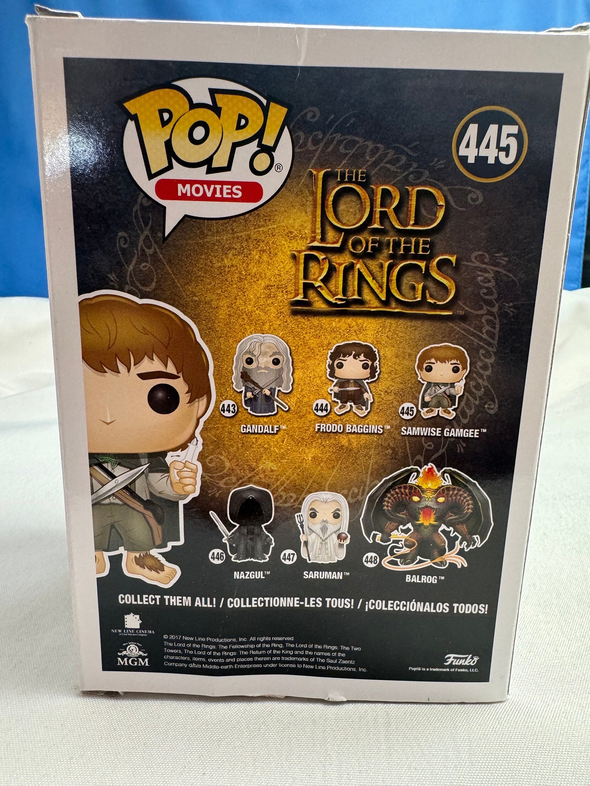 Funko Pop Samwise Gamgee Lord of the Rings Collectible Figure, TV Show Character, Cartoon Doll, Geek Gift, Cartoon Lover Gift, Movies