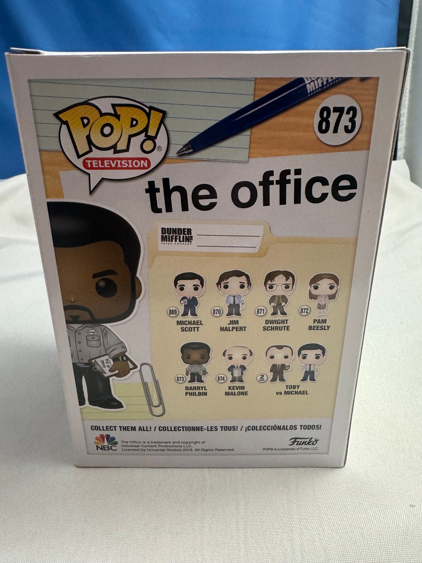 Funko Pop Darryl Philbin from the Office Collectible Figure, TV Show Character, Cartoon Doll, Geek Gift, Cartoon Lover Gift, Movies