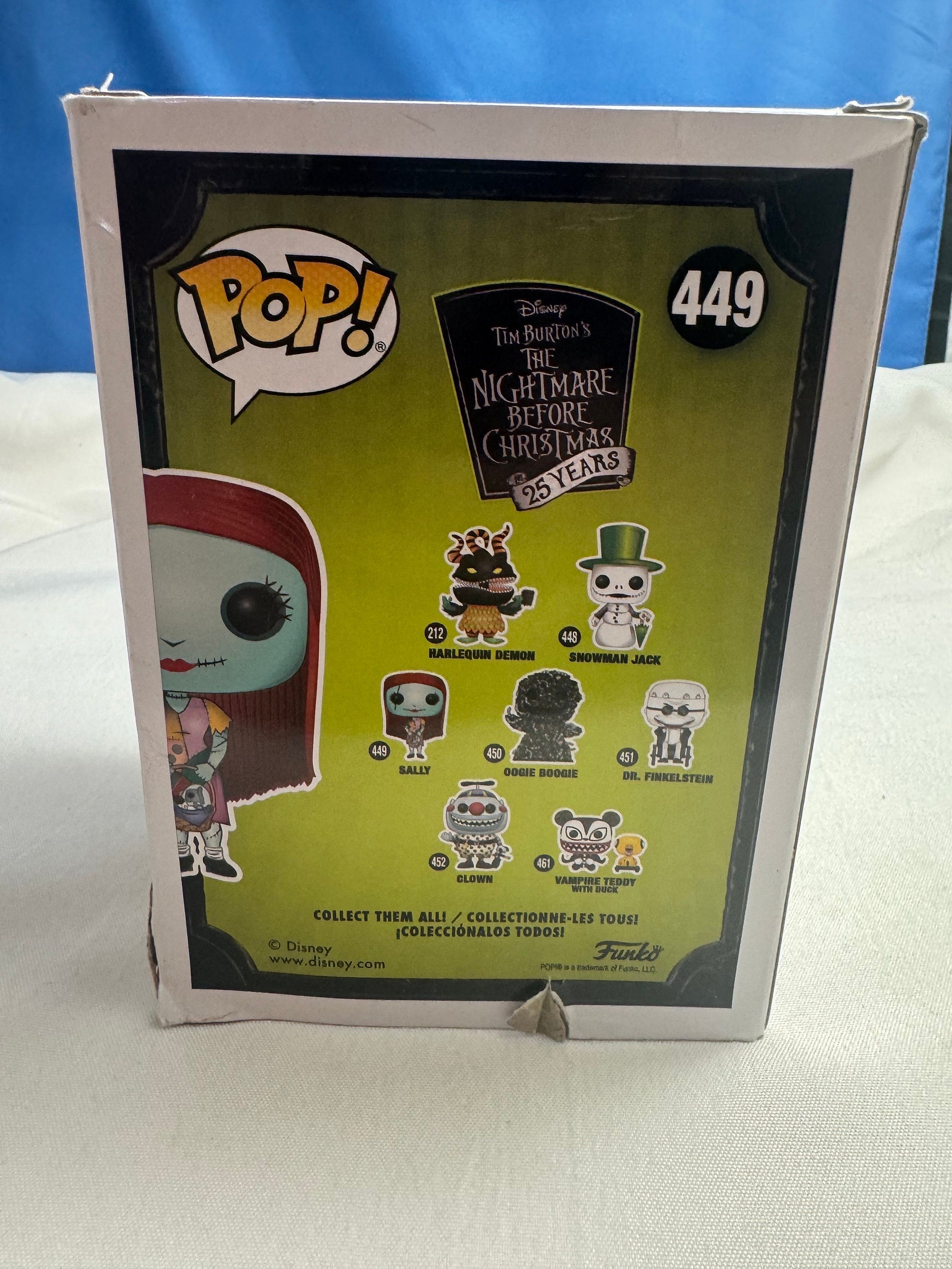 Funko Pop Sally from Disney Collectible Figure, TV Show Character, Cartoon Doll, Geek Gift, Cartoon Lover Gift, Movies