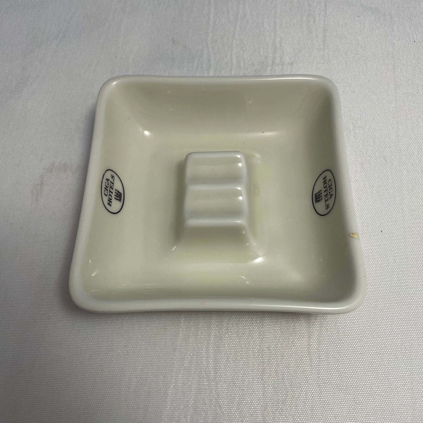 Ceramic Ashtray for Hotels, Ciga Design, Made in Germany, Unique Gift, Hotel Room Decor
