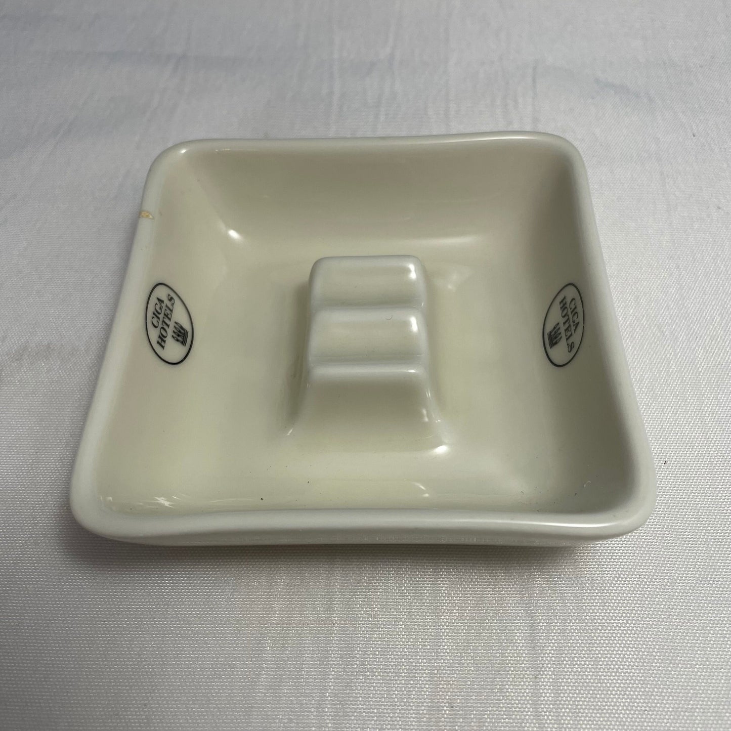Ceramic Ashtray for Hotels, Ciga Design, Made in Germany, Unique Gift, Hotel Room Decor