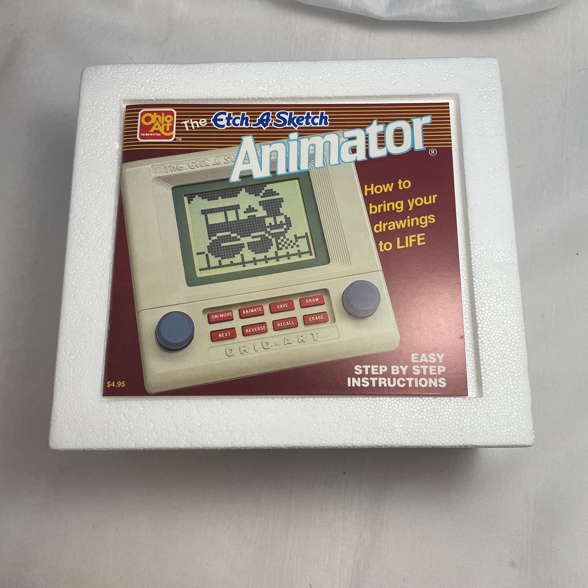 Etch A Sketch Animator Toy, Drawing Pad for Kids, Artistic Tablet, Retro Toy, Vintage Toy, Creative Activity