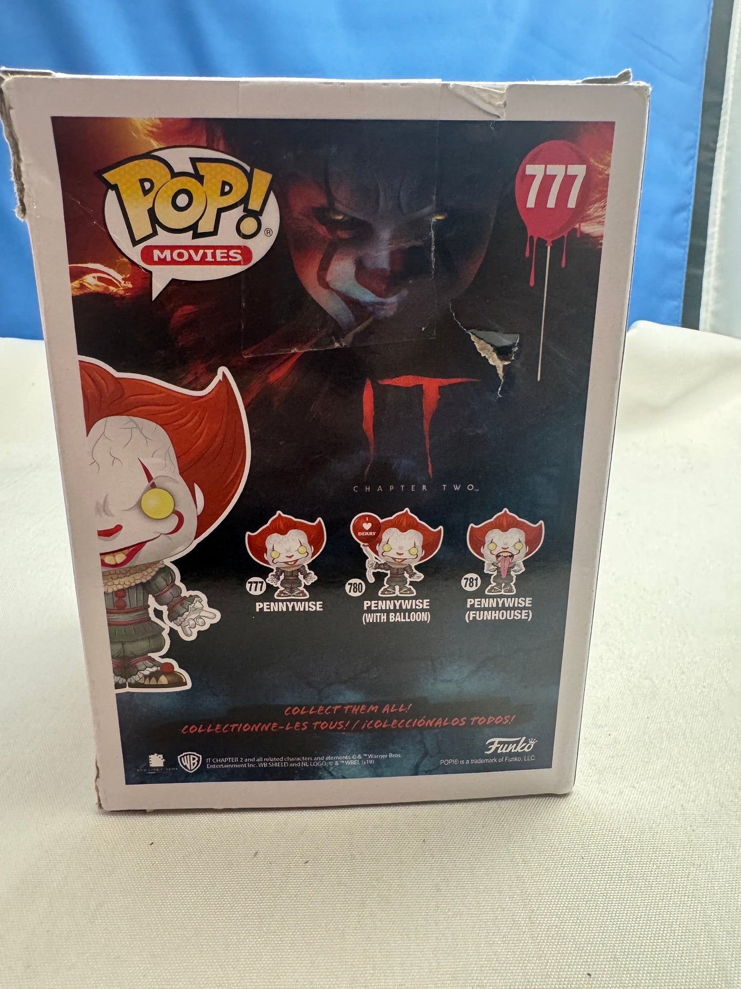 Funko Pop Pennywise from IT Collectible Figure, TV Show Character, Cartoon Doll, Geek Gift, Cartoon Lover Gift