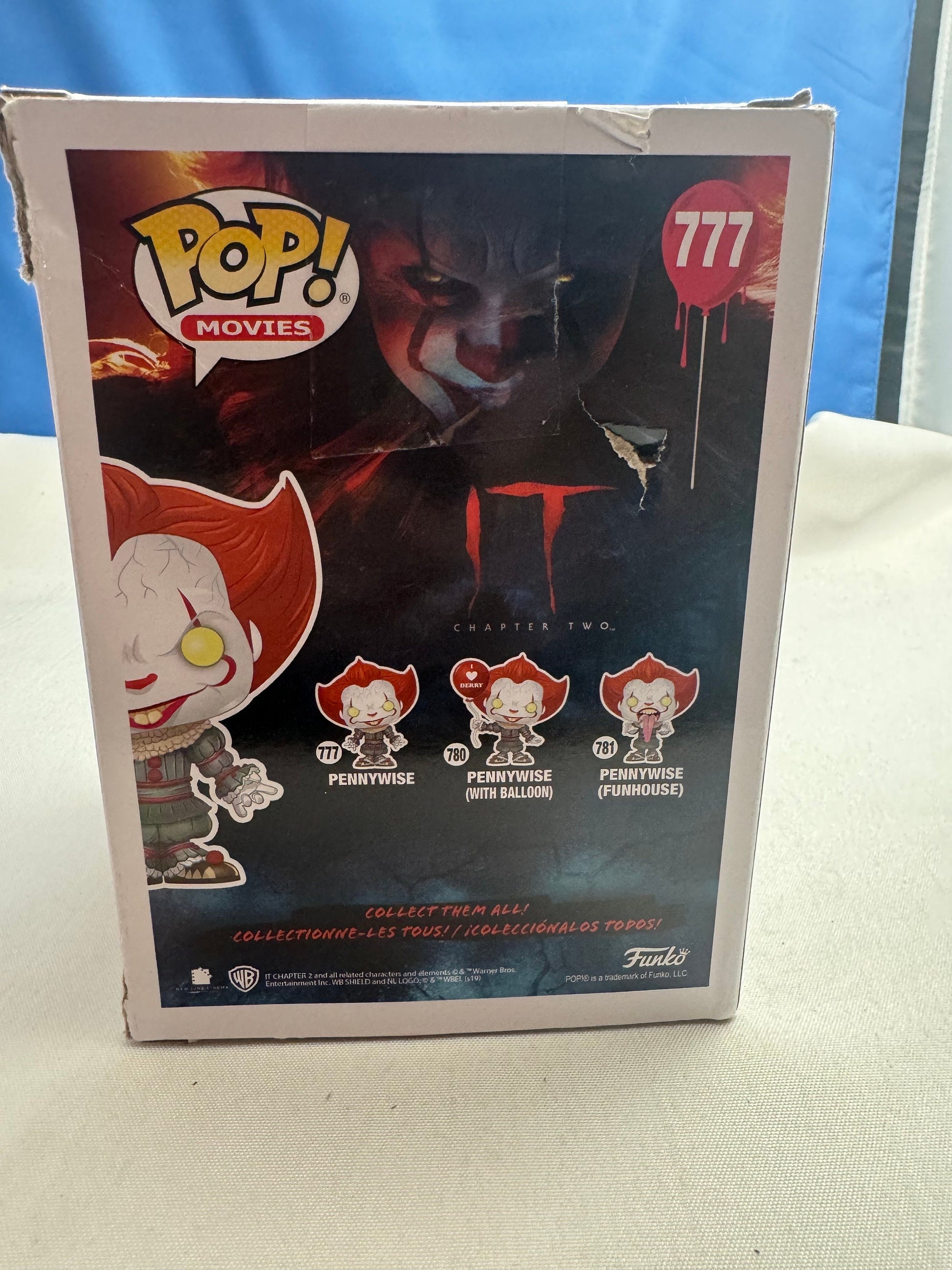 Funko Pop Pennywise from IT Collectible Figure, TV Show Character, Cartoon Doll, Geek Gift, Cartoon Lover Gift