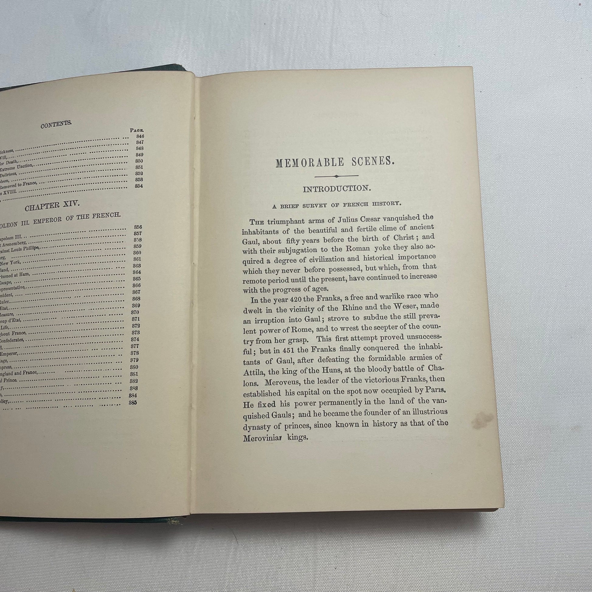 Memorable Scenes in French History By Samuel M. Schmucker, Historical Literature, Educational Gift, Classic Reading, History Buff Gift