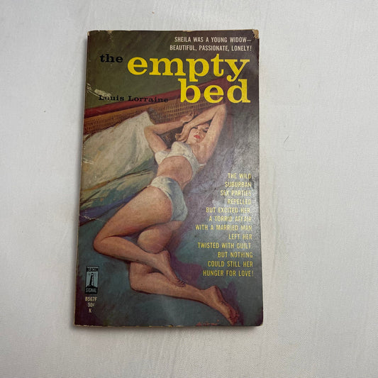 The Empty Bed by Louis Lorraine Paperback Book 1966 English US Edition