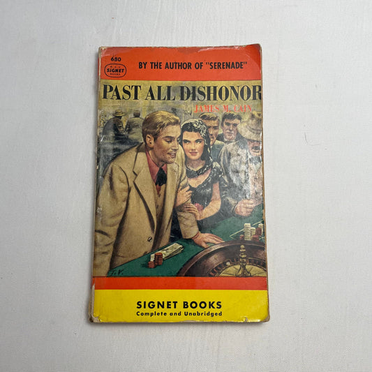 Past All Dishonor by James M. Cain First Printing 1948 Paperback