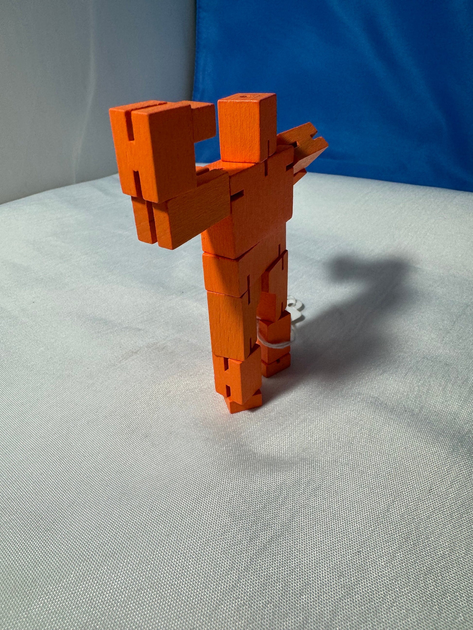 Cube Bot , A wooden puzzle with a playful personality. Unique Cube Bot Areaware Puzzle, Whimsical Wooden Toy, Brain Teaser