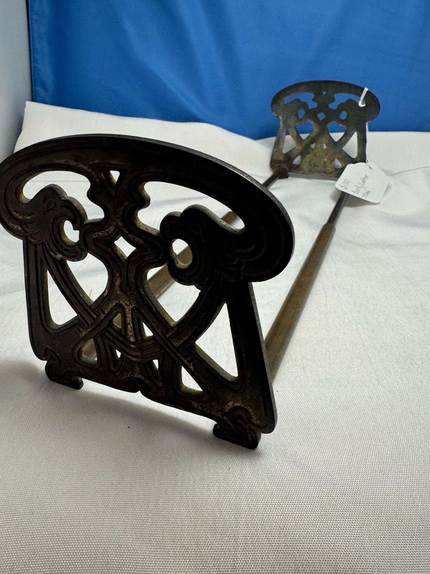 Art Deco, Nouveau Moderne, Brass Extendible Book/Letter Stand