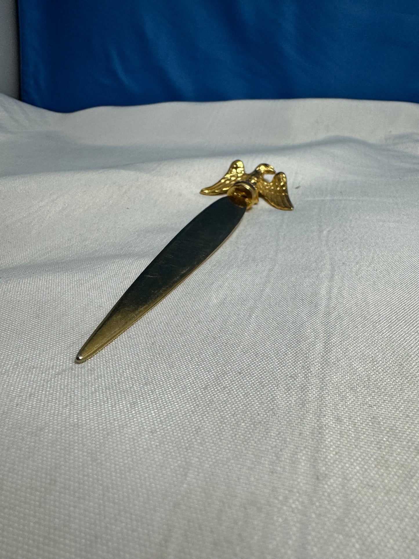 Golden Eagle Letter Opener, Desk Accessory, Decorative Office Supplies, Bird Lover Gift