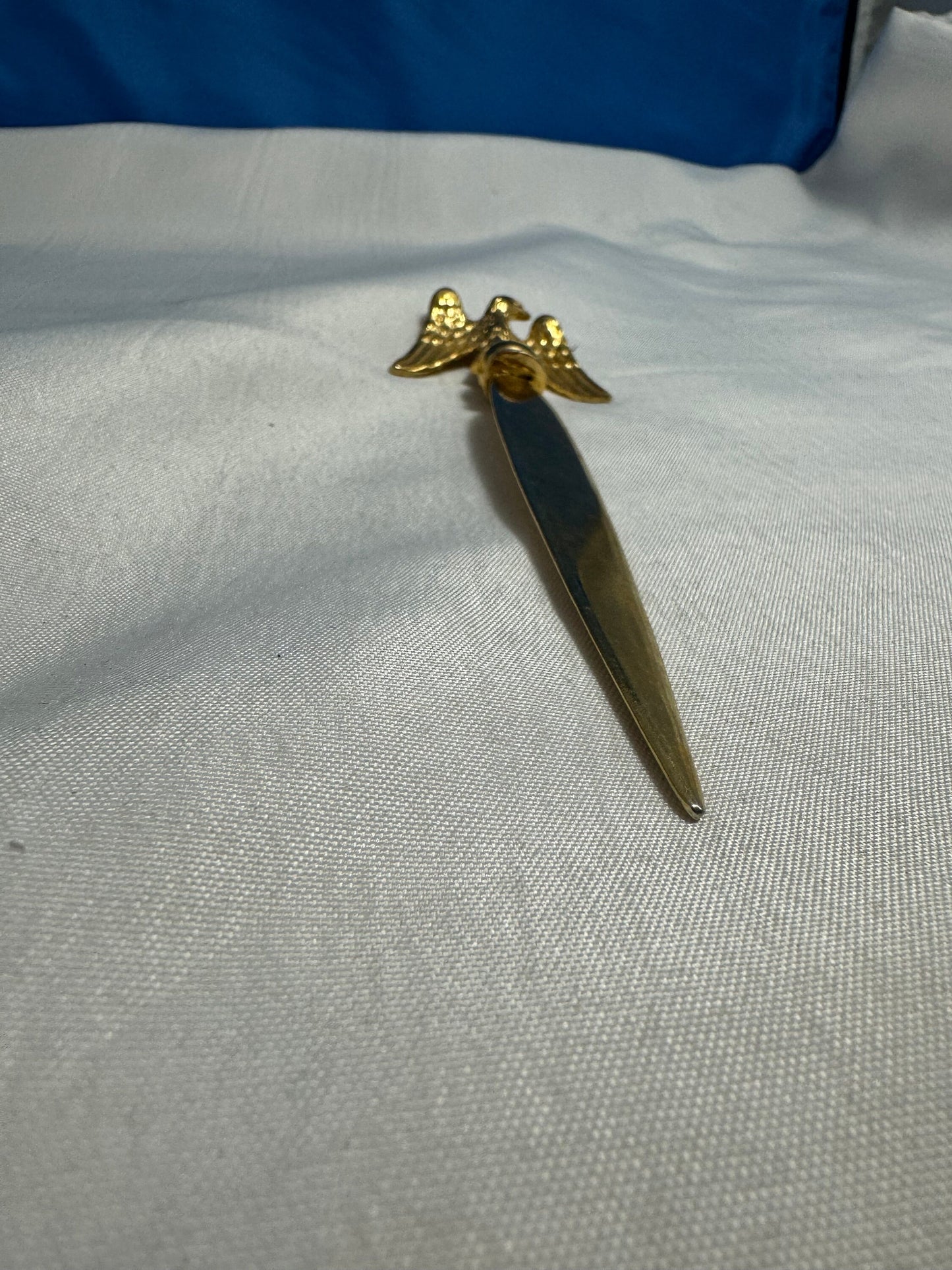 Golden Eagle Letter Opener, Desk Accessory, Decorative Office Supplies, Bird Lover Gift