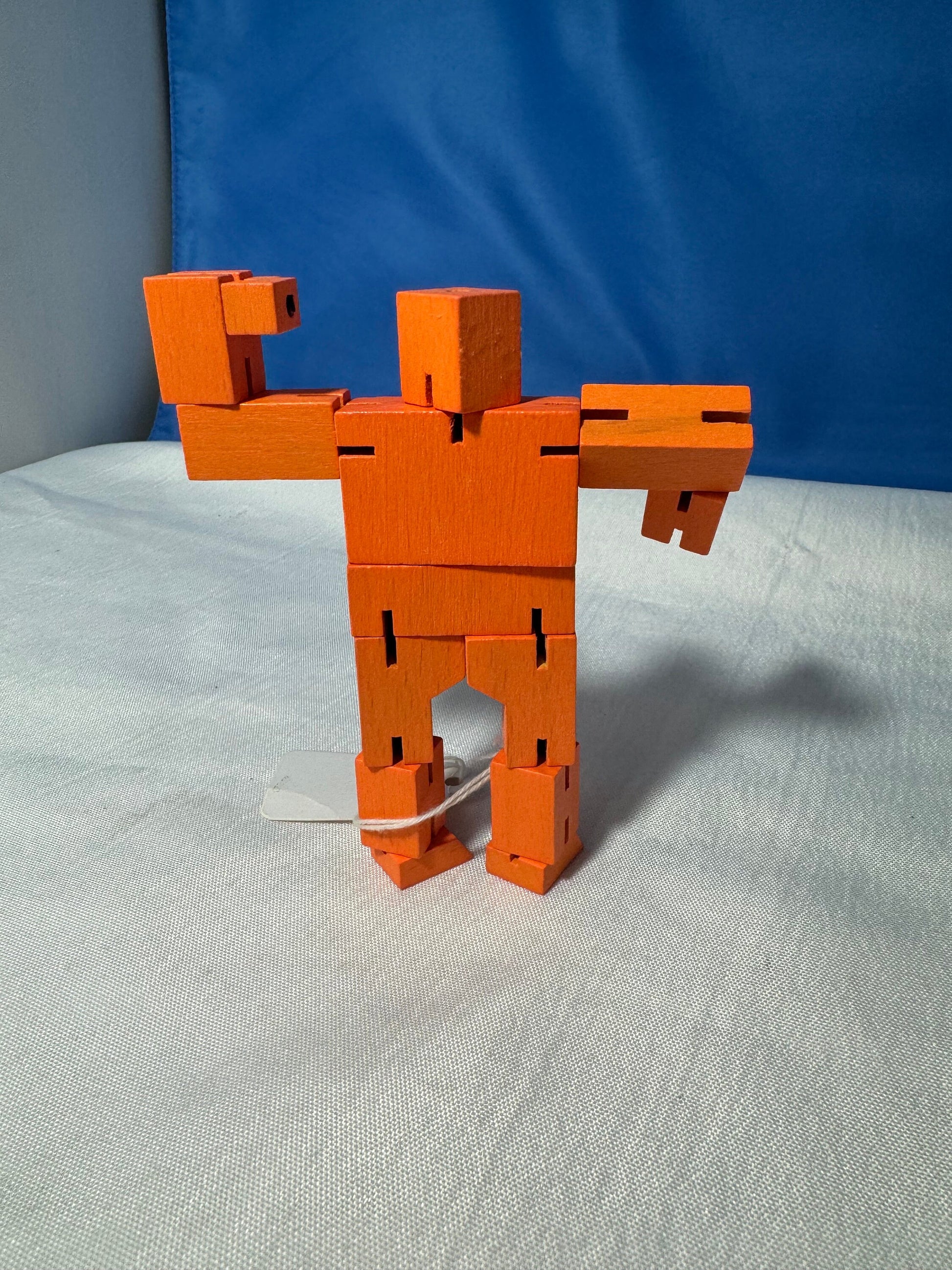 Cube Bot , A wooden puzzle with a playful personality. Unique Cube Bot Areaware Puzzle, Whimsical Wooden Toy, Brain Teaser