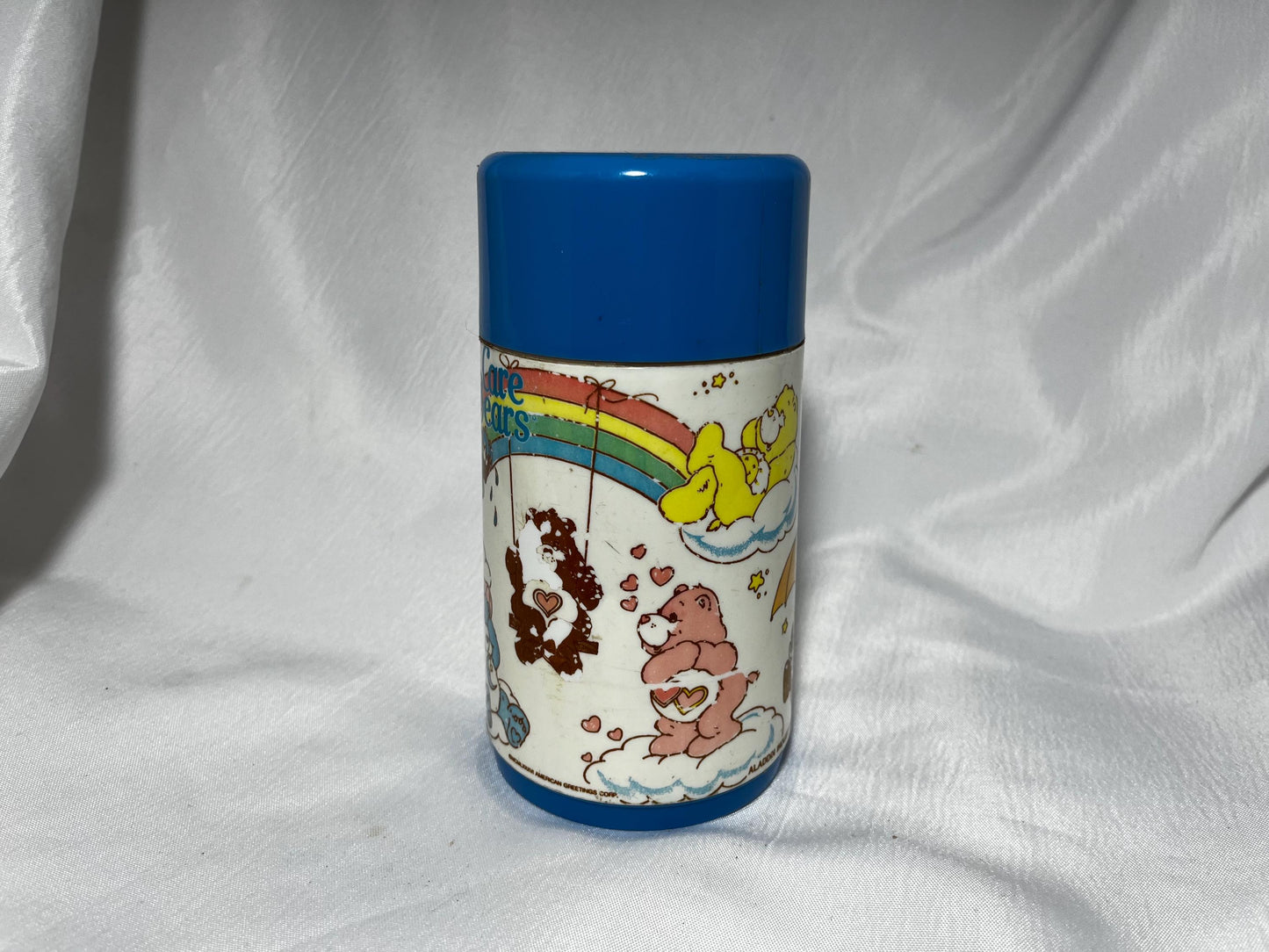 Care Bears Thermos, 80s TV Show Collectible, Retro Lunch Container, Kids Drinkware, Cartoon Character