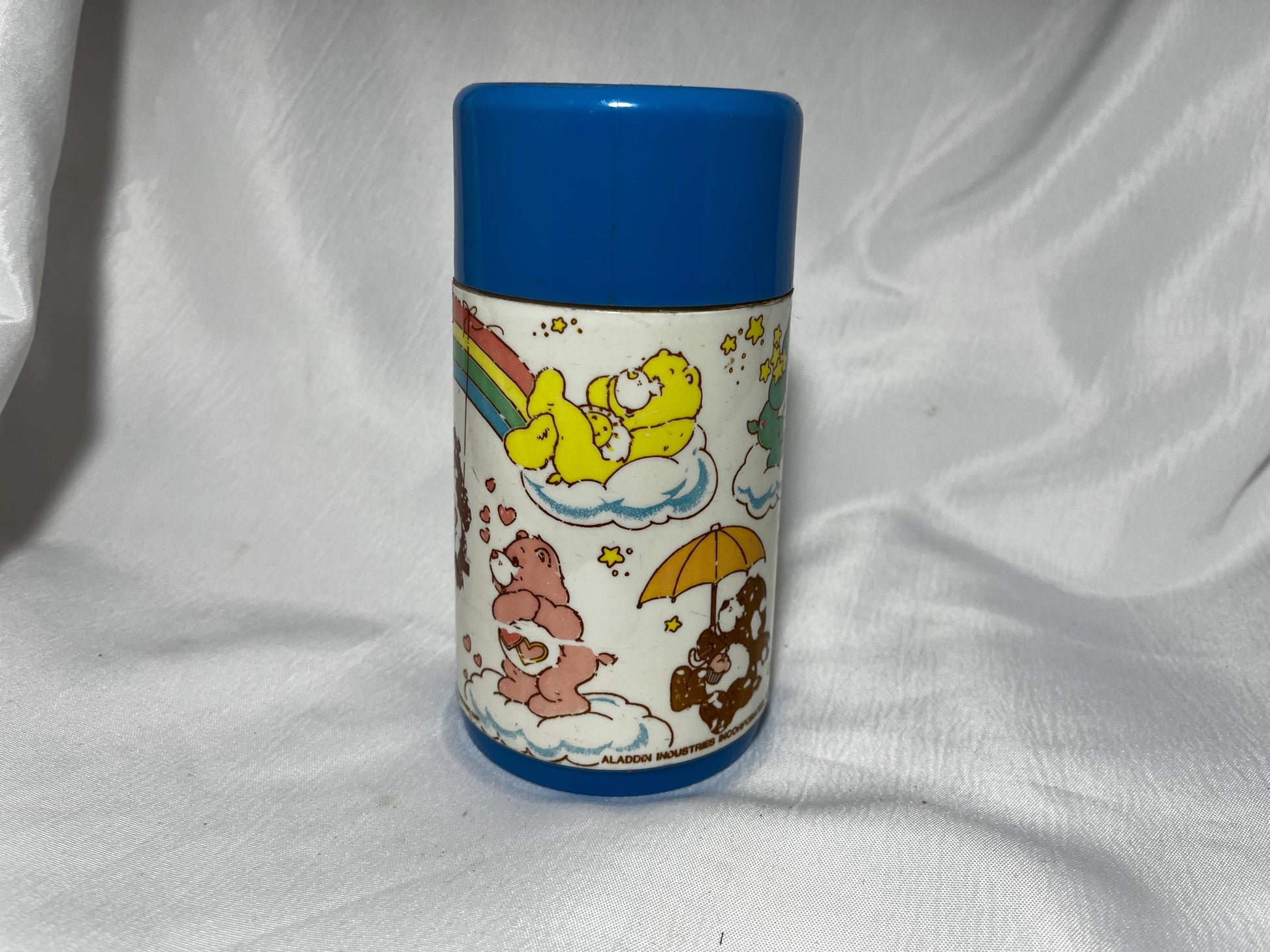 Care Bears Thermos, 80s TV Show Collectible, Retro Lunch Container, Kids Drinkware, Cartoon Character